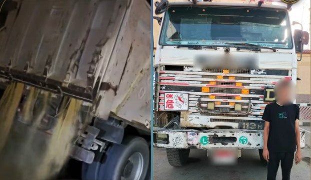 كشف ملابسات تناثر حمولة سيارة نقل على الطريق الدائري بالقاهرة.. فيديو