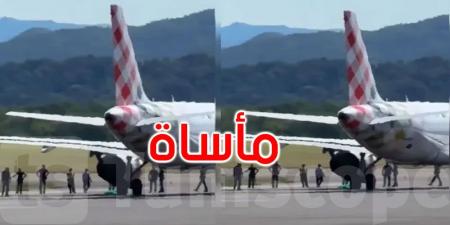 مأساة في مطار إيطالي.. محرك طائرة يبتلع رجلا أثناء الإقلاع - بوابة فكرة وي