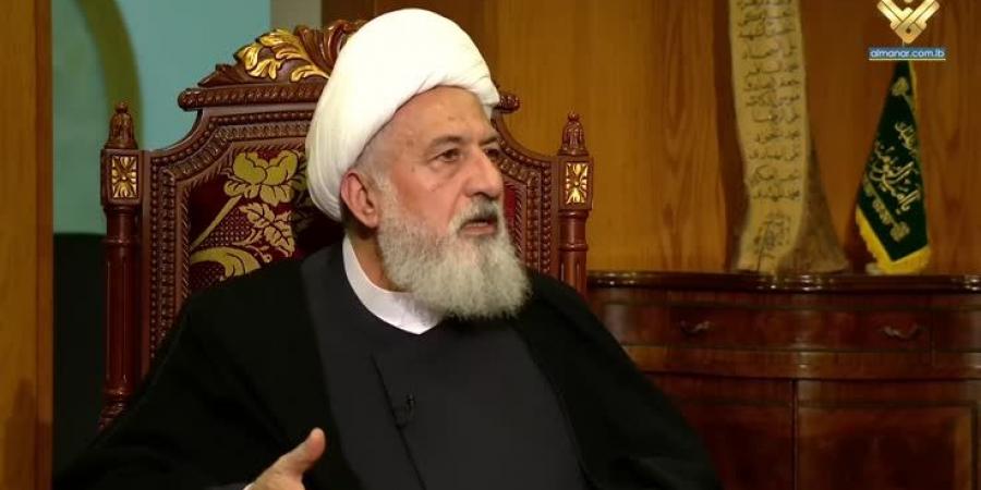 العلامة الخطيب : موضوع السلاح يحل بالحوار الداخلي على اساس المصلحة الوطنية - بوابة فكرة وي