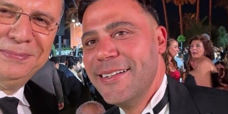 محمد إمام وهشام ماجد أبرز الحضور.. حفل زفاف حفيد عادل إمام يجمع كبار النجوم - بوابة فكرة وي