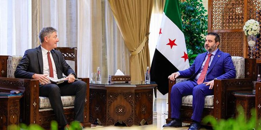 الوزير الشيباني يبحث مع وفد أوروبي بدمشق قضايا عدة وتداعيات الحرائق في سوريا - بوابة فكرة وي