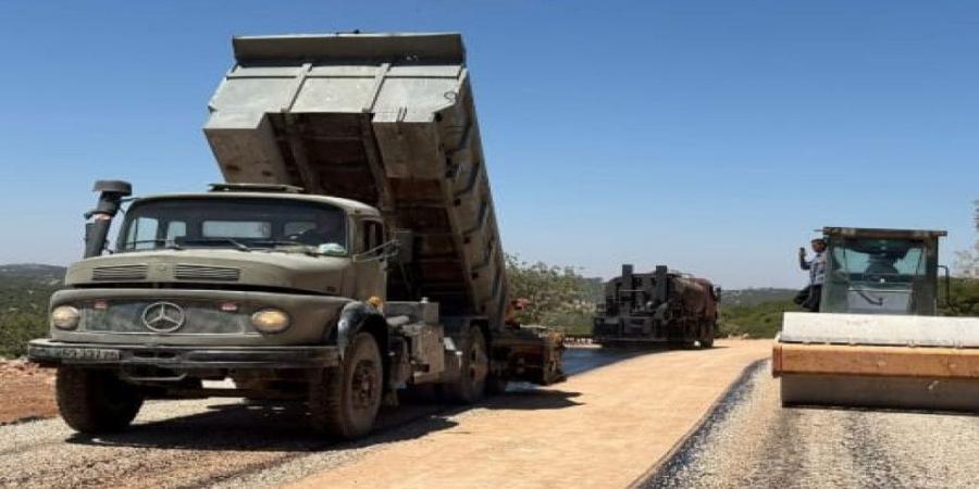 أشغال عجلون تنهي مشروع طريق عنجرة - عجلون - بوابة فكرة وي